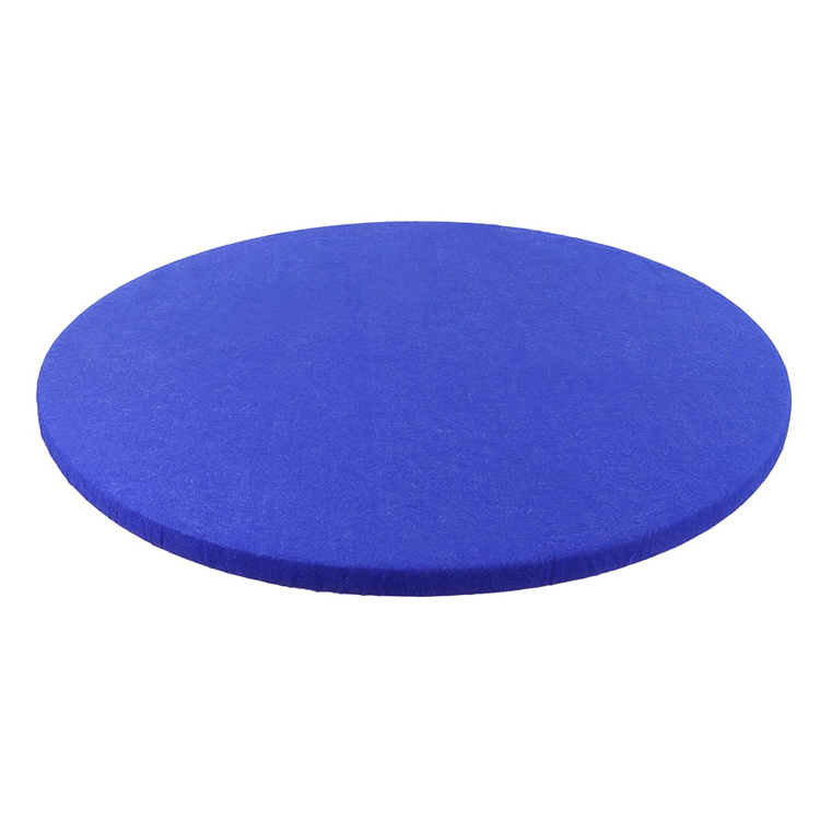 Round Elastic Fit Game Felt Poker Table Cover Fitted Table Cloth Protector