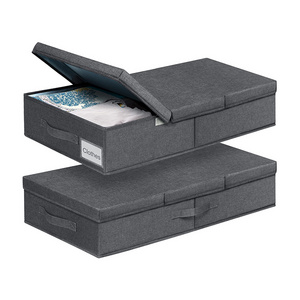 Oem China Wholesale Foldable Under Bed Storage Box Stackable Home Organizers Containers Drawer Bins Box For Clothes