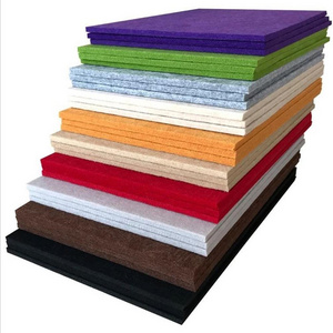 Multi Function Sound Absorbing Wool Felt Fabric Acoustic Wall Panels DIY Pet Felt Acoustic Panels