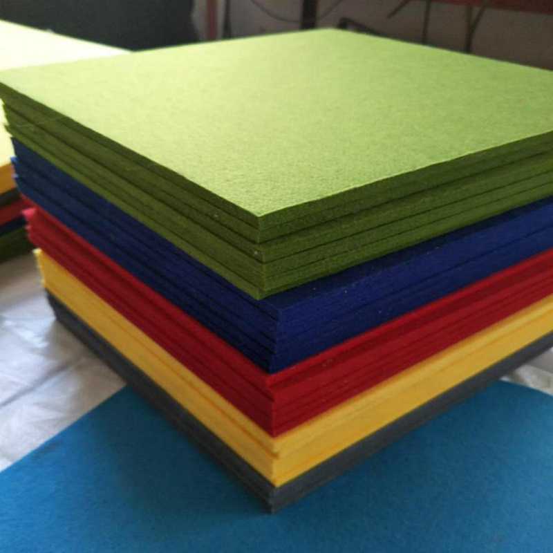 Multi Function Sound Absorbing Wool Felt Fabric Acoustic Wall Panels DIY Pet Felt Acoustic Panels