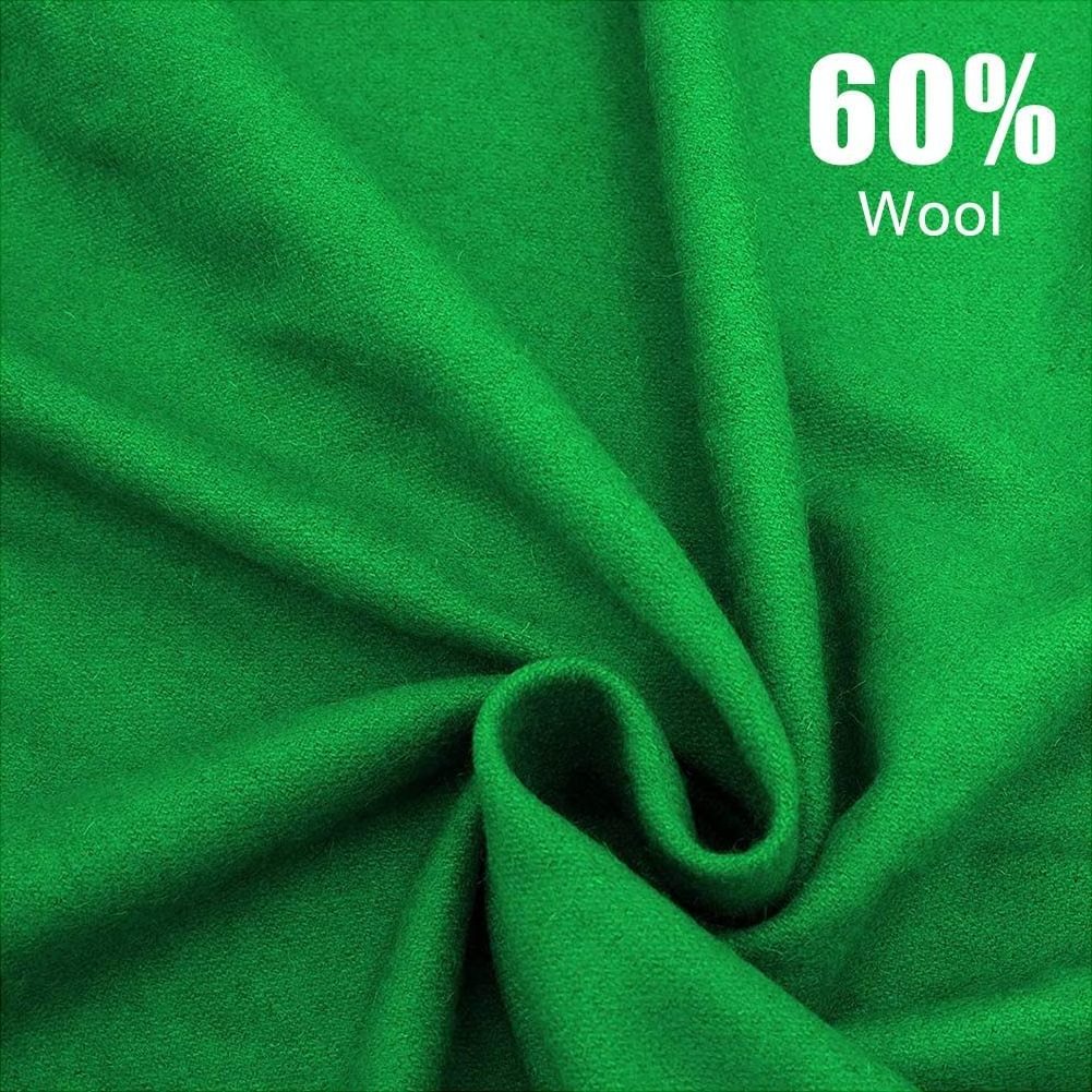 Pool Table Felt Billiard Cloth Wool Pool Table Cloth Choose for 7', 8'or 9' Table, Replacement Billiard Table Felt is Available