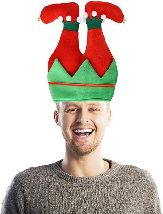 Christmas Elf Hat Funny Santa Hat Novelty Costume Hat