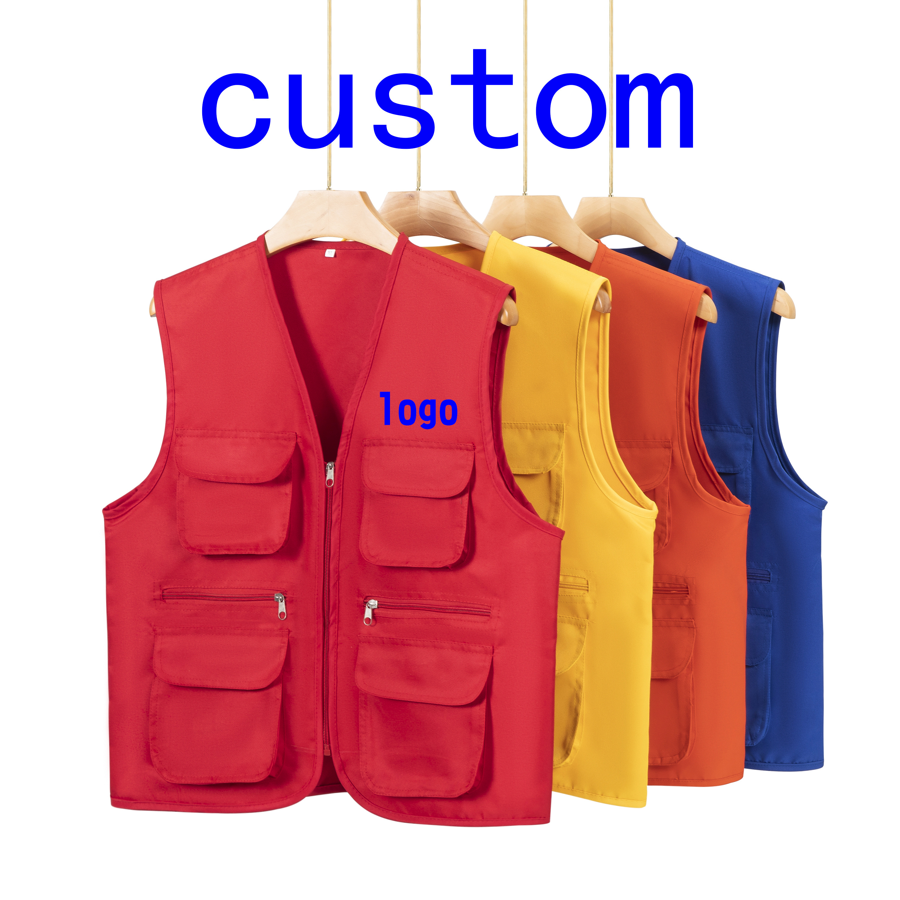 Wholesale Cheap Men's Vests Fishing Vest Plussize Multi-pocket Photography Summer Hot Mesh Vests