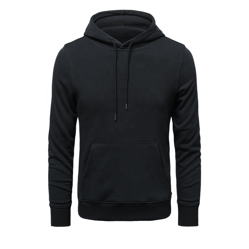 Hic Hoodies Custom Logo,Wholesale 100% Combed Cotton 300g Pullover Blank Custom Logo Unisex Plus Size Men's Hoodies