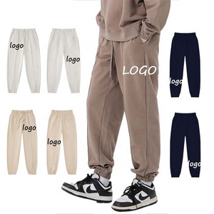 High Quality Men's Casual Jogger Track Blank Pants Custom Heavyweight Plus Size Elastic Waistband Men's Sweatpants For Men