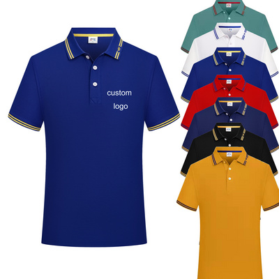 Wholesale Cheap Plain Polo Shirts Custom Logo Printed Breathable Quick Dry Golf Polo Shirt Men Apparel Tshirts Polo T Shirts