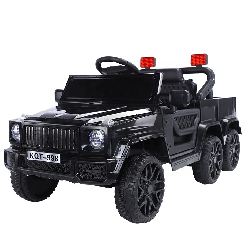 QS OEM ODM  Boys Girls Gift Toys Dual Drive 6V 12V Battery Powered 6 Wheels Electric Off Road Vehicles Ride On Cars For Kids