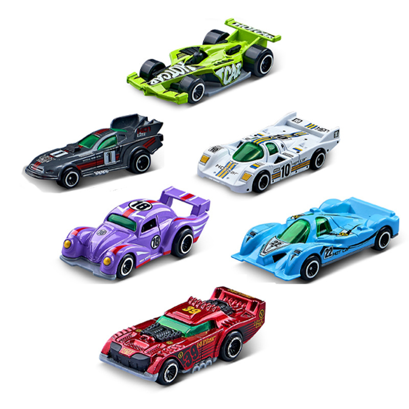 QS Hot Selling Mini Alloy Model Racing Car Multi Style 1:64 Scale Metal Free Wheel Die Cast Simulation Vehicle Toys For Children