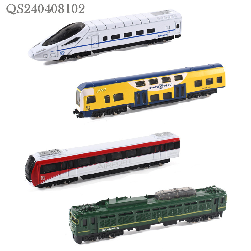 QS High Quality 1:48 Scale Alloy Die Csat Model Car Toys 2 Style Packing Metal Friction Simulation Train Vehicle Toys For Kids