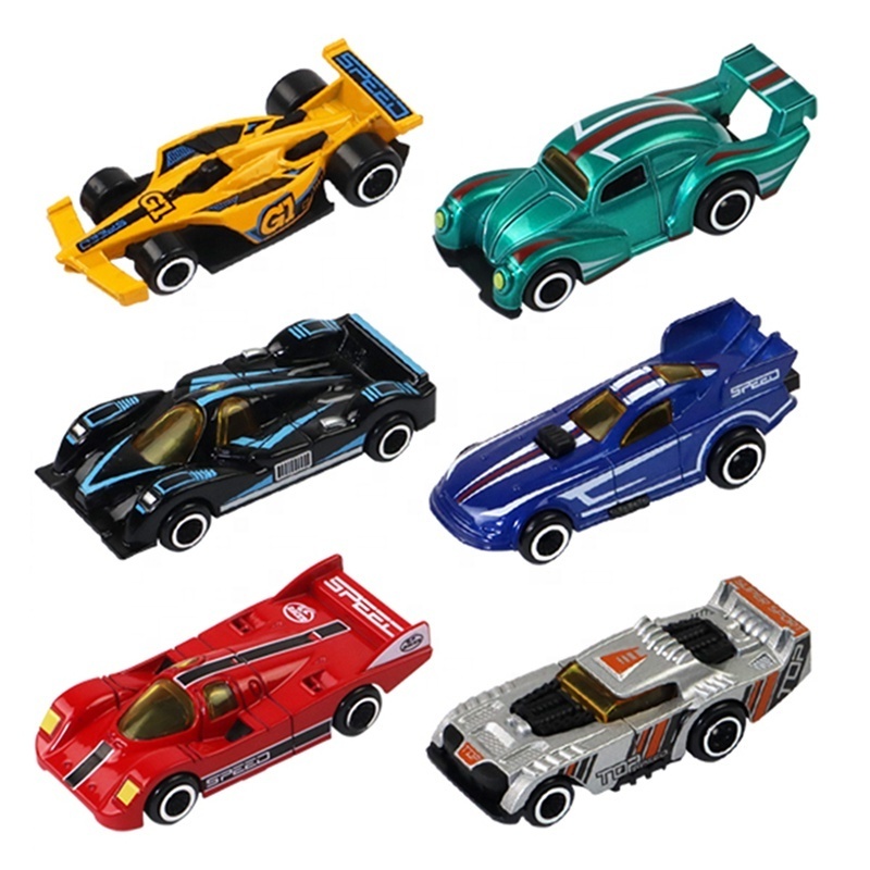 QS Hot Selling Kids Mini Alloy Race Cars Pickup Truck Off Road Vehicles 1/64 Scale Metal Simulation Diecast Model Car Toys