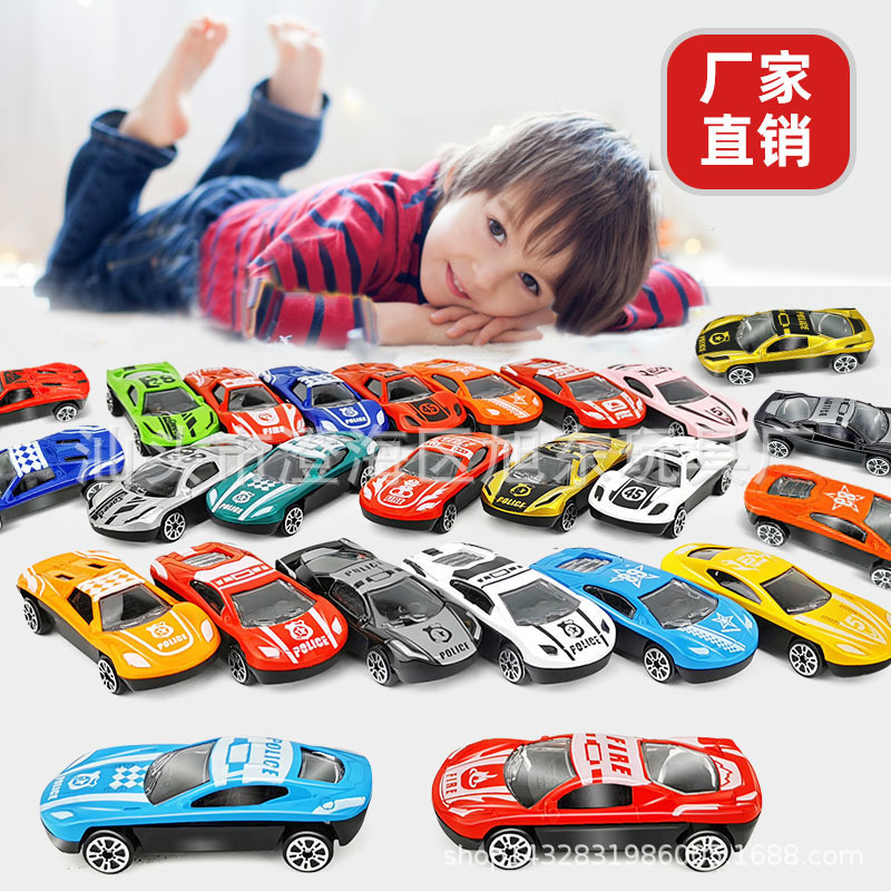 QSToys  Diecast Metal Toy Cars Set 24 pcs Free Wheel Car 1/72  Diecast Toy Set For Kids