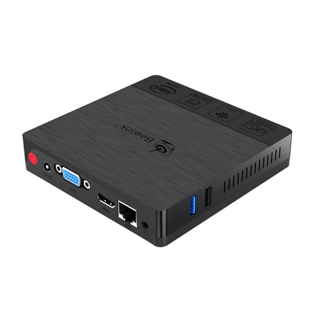 Original QUNSHI win11pro Beelink BT3 Pro II 4GB/64GB MINI PC Intel Atom X5-Z8350 PC Desktop 4K 64Bit Dual WiFi BT 4.0 Computer