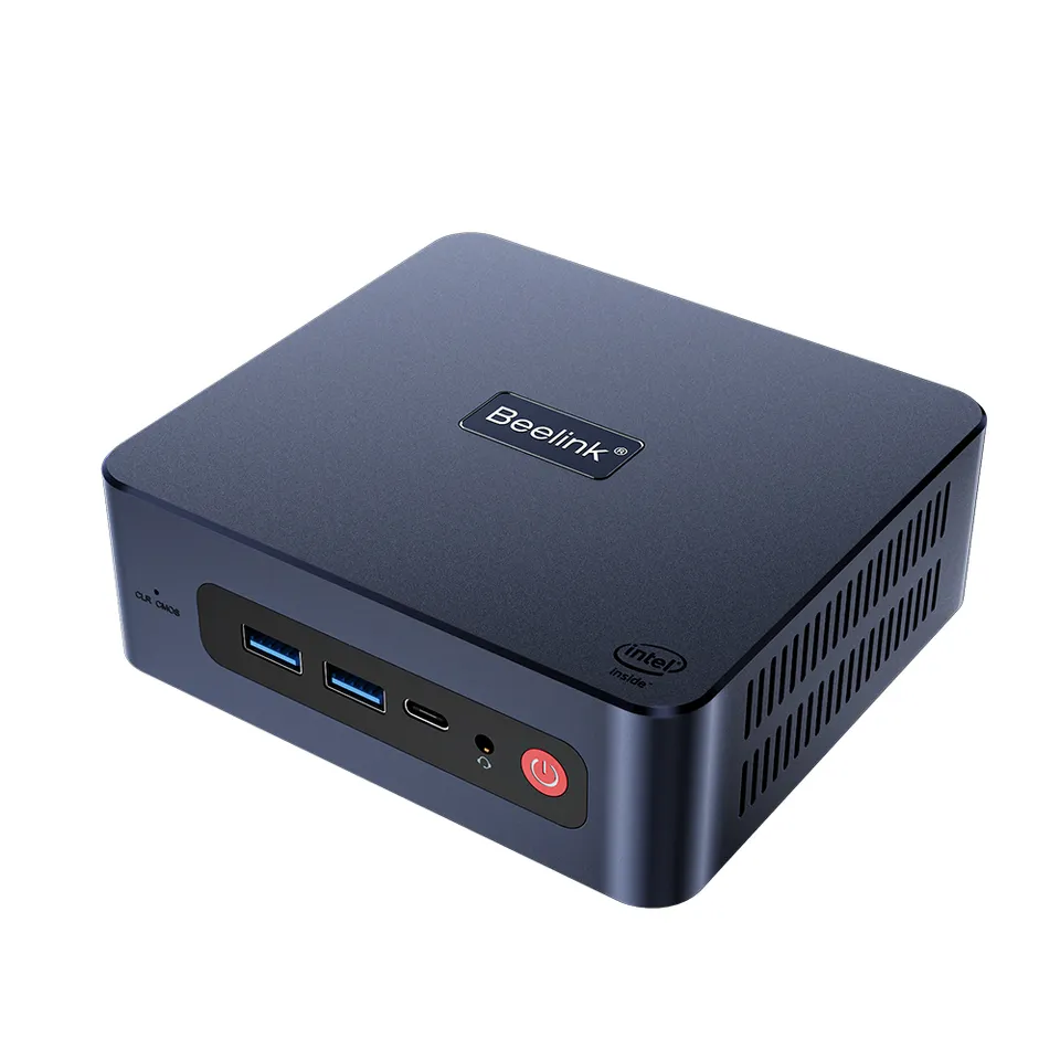 Top 10 Beelink Mini S Intel N5095 8G 256G Mini PC Wins10 OS SATA SSD Storage Industrial Computer with Dual Screen display MiniS