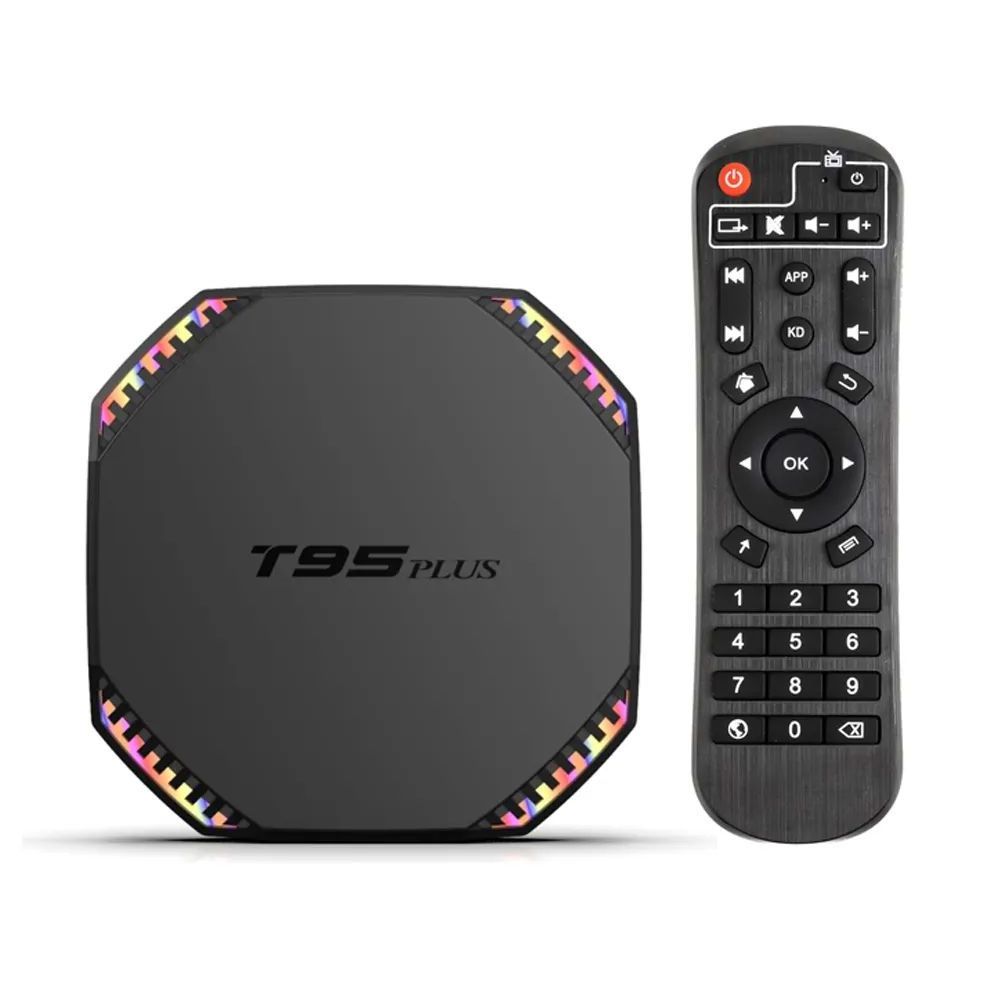 T95 Plus Android 11.0 OS RK3566 8g/64g Tv Box RK3566 8K Android Tv Box Media Player T95 Plus Dual Band Wifi 8K 1000MB tvbox