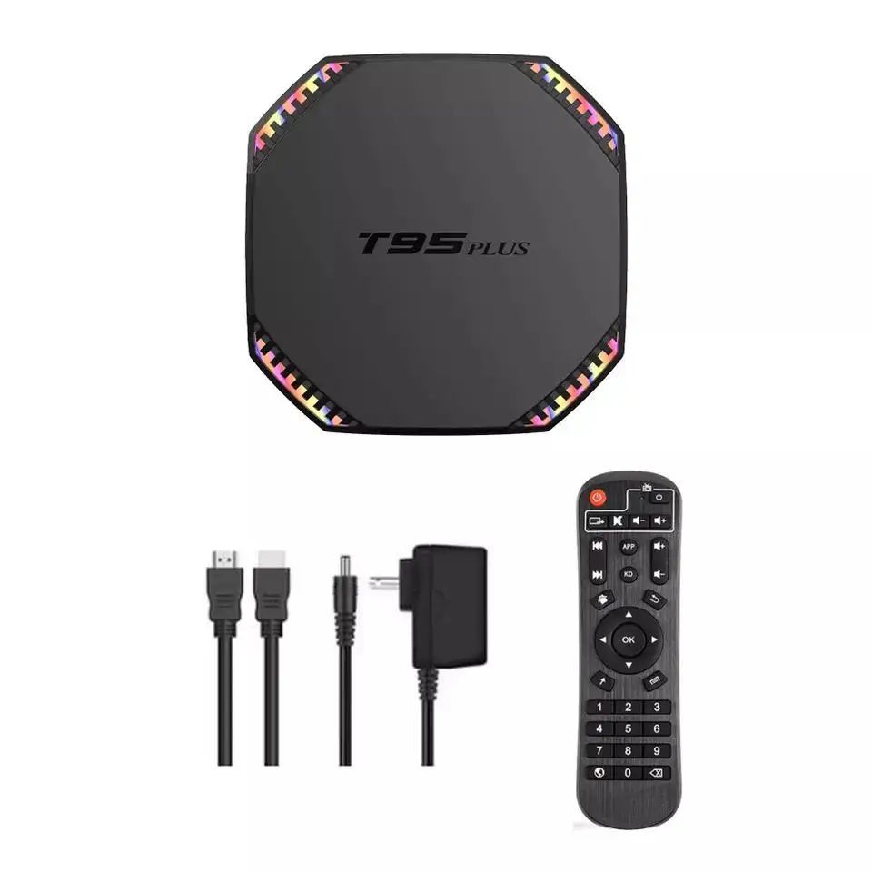 T95 Plus Android 11.0 OS RK3566 8g/64g Tv Box RK3566 8K Android Tv Box Media Player T95 Plus Dual Band Wifi 8K 1000MB tvbox