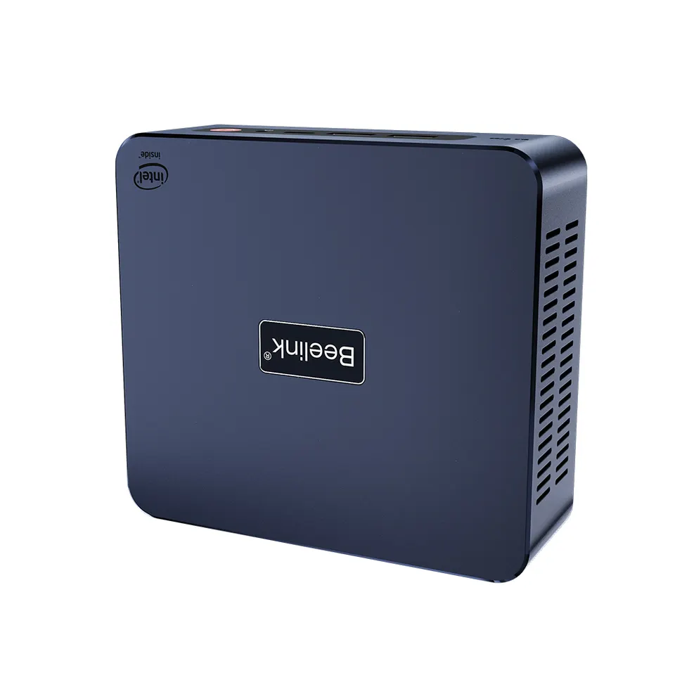 Top 10 Beelink Mini S Intel N5095 8G 256G Mini PC Wins10 OS SATA SSD Storage Industrial Computer with Dual Screen display MiniS