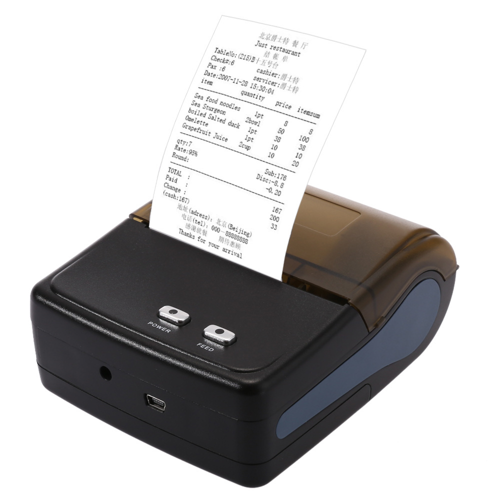 Blue tooth thermal android printer lottery ticket printing machine