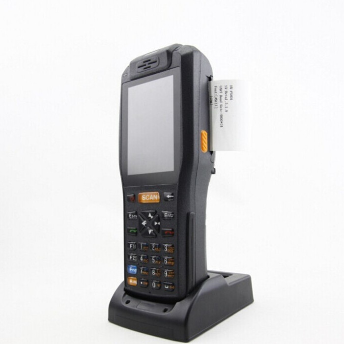 High speed android data pad portable printer terminal wireless barcode scanner with memory