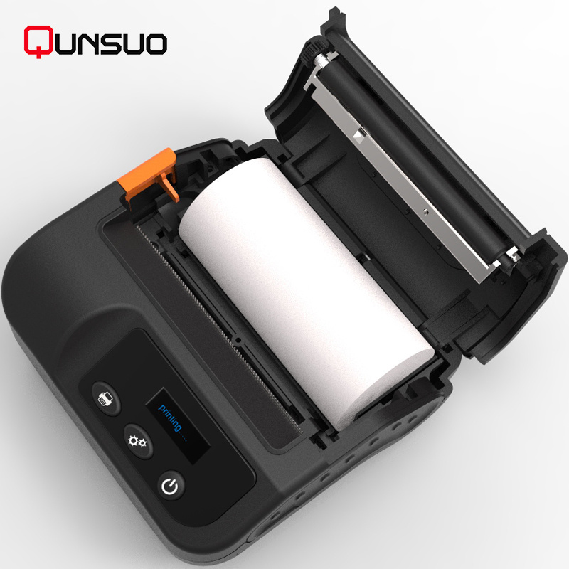 qunsuo terminal  80mm fabric portable pos  passport photo tsc receipt x barcode Handheld mini imprimante thermique  printer