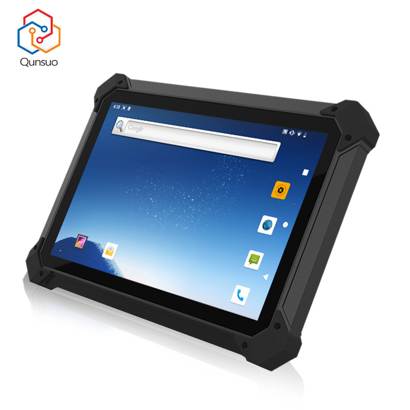 Qunsuo New Tablet IP67 Industrial Android 12 OS 4G Wifi RFID Reader Barcode Scanner HDMI POGO pin OTG Port 10 Inch Rugged PC