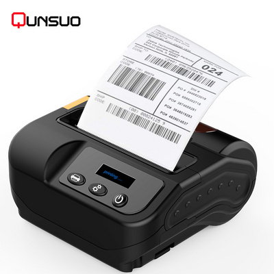 qunsuo terminal  80mm fabric portable pos  passport photo tsc receipt x barcode Handheld mini imprimante thermique  printer