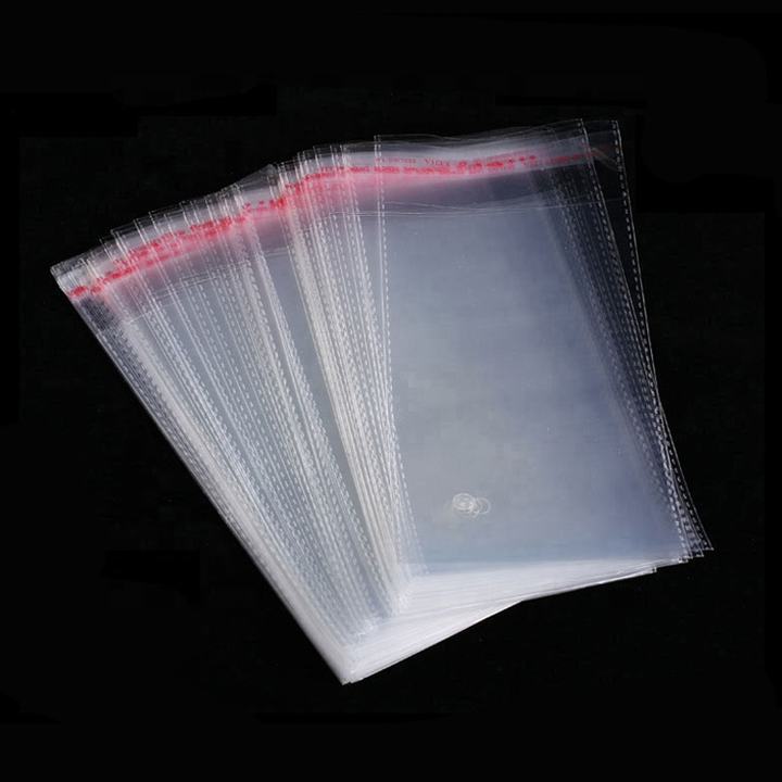 Poly Bag Custom Printing Clear Plastic Printed Self Adhesive Package Packing Opp Bag Cellophane Bags Self Adhesive