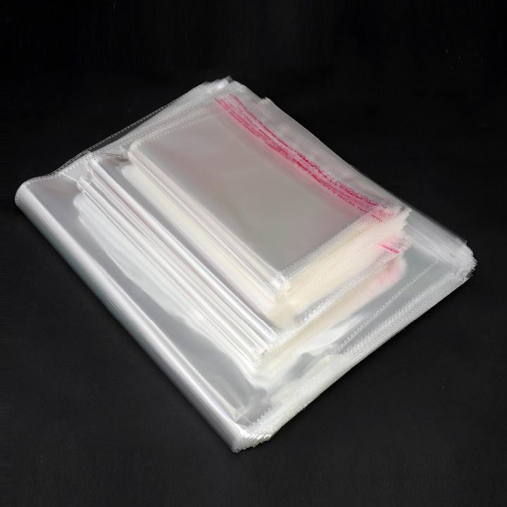 Poly Bag Custom Printing Clear Plastic Printed Self Adhesive Package Packing Opp Bag Cellophane Bags Self Adhesive