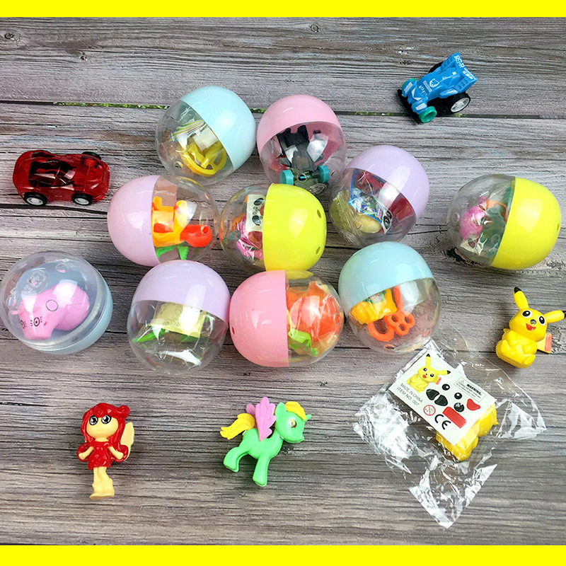 47*56 mm transparent plastic capsule toys vending machine capsule toys gashapon / gachapon ball for kid toys