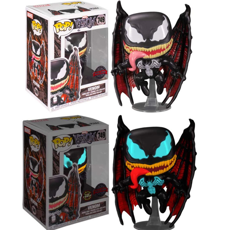 FUNKOs POP VENOM 371 CARNAGE Model Toy doll gift Collection Action Figure Toys kid chidren wholesale hot