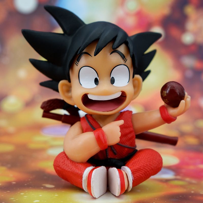 Bobble Head Action Figure Son Goku hake Head Phone Holder Bracket Car Decoration Anime Model PVC Toys Gifts