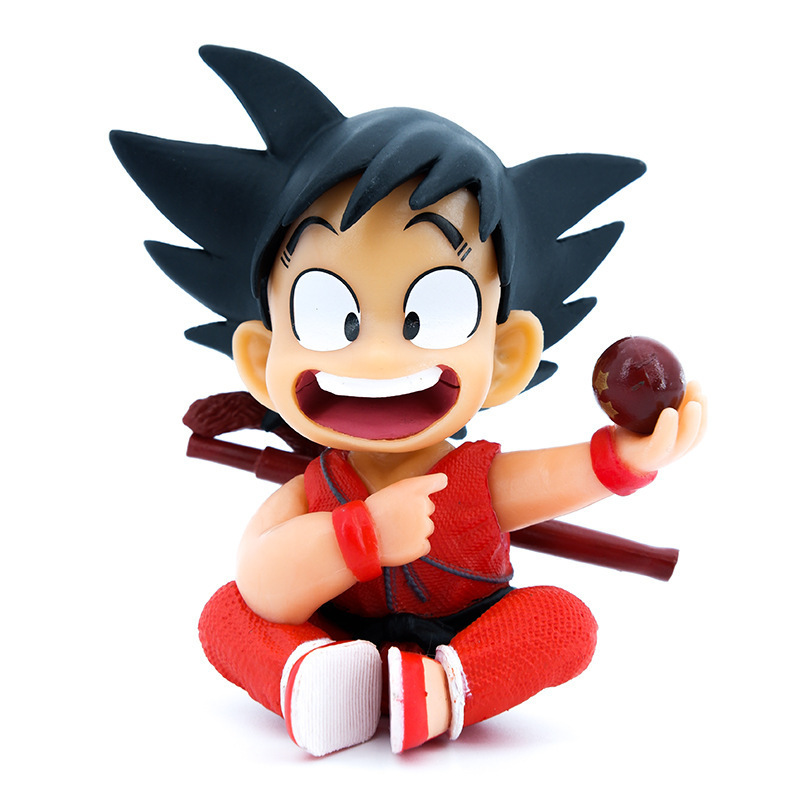 Bobble Head Action Figure Son Goku hake Head Phone Holder Bracket Car Decoration Anime Model PVC Toys Gifts