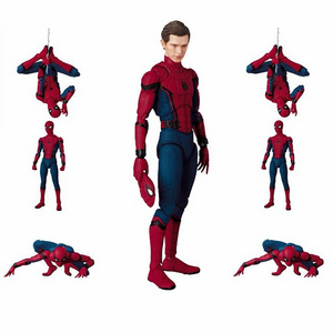 High quality 15CM Spider Man Toys Tom Holland PVC Action Figure Spiderman Collection Toy with boxHot