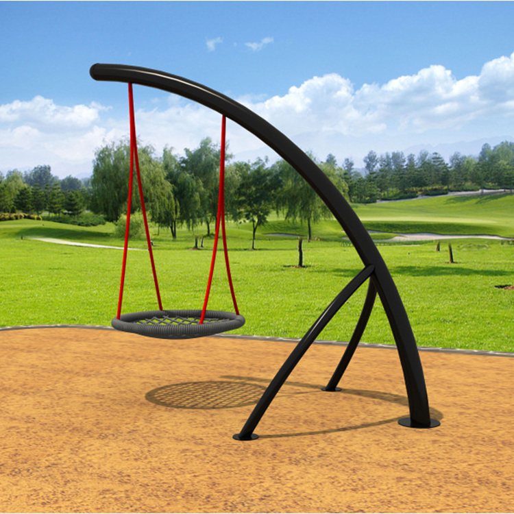 Customized Kids Steel Nest Swing Outdoor Playground Children Net Swing