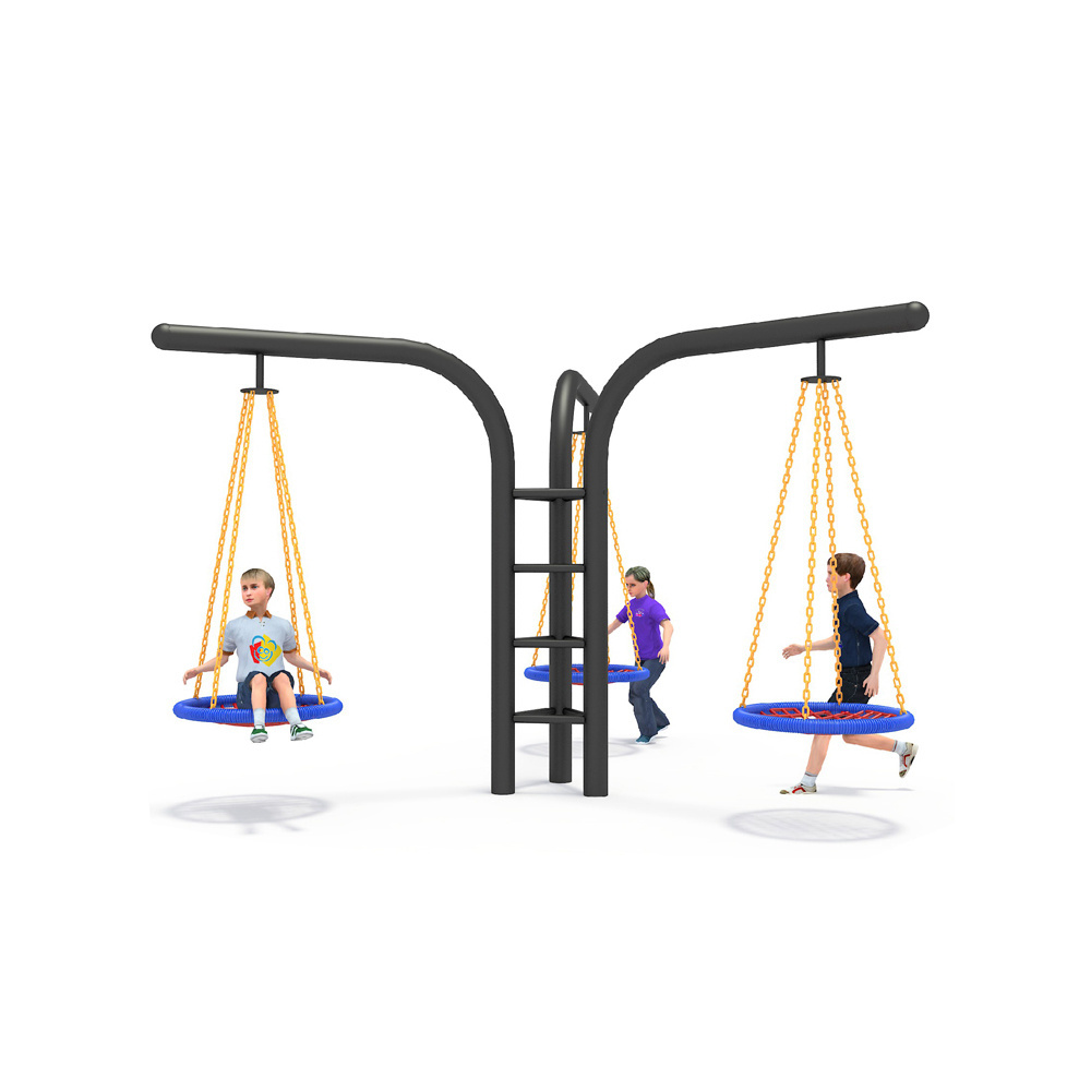 Customized Kids Steel Nest Swing Outdoor Playground Children Net Swing