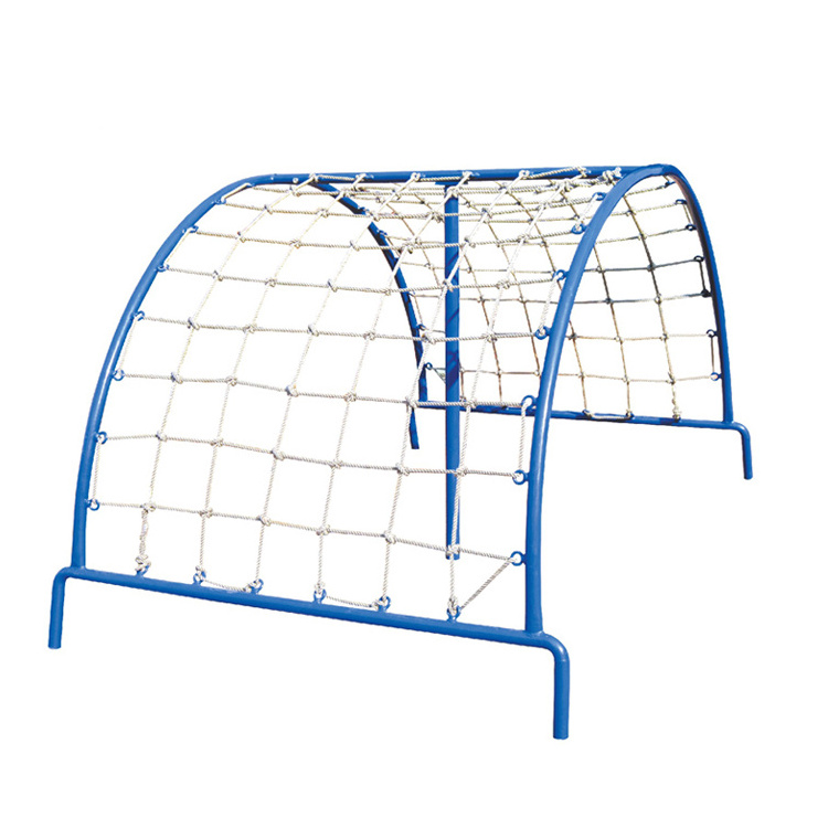 Outdoor obstacle course equipment children attractive jungle gym rope climbing net