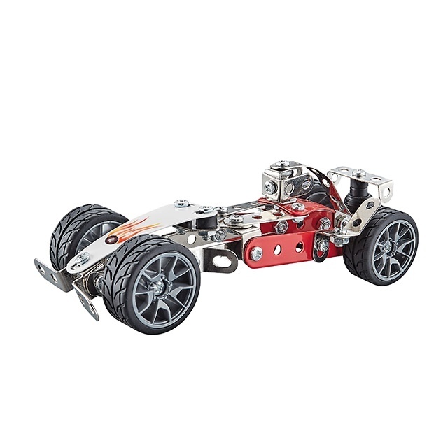 DIY Metal Puzzle Assembly Kit Racing Car Toys Educational Intelligence 3D Building Block Assemble Shantou Toy