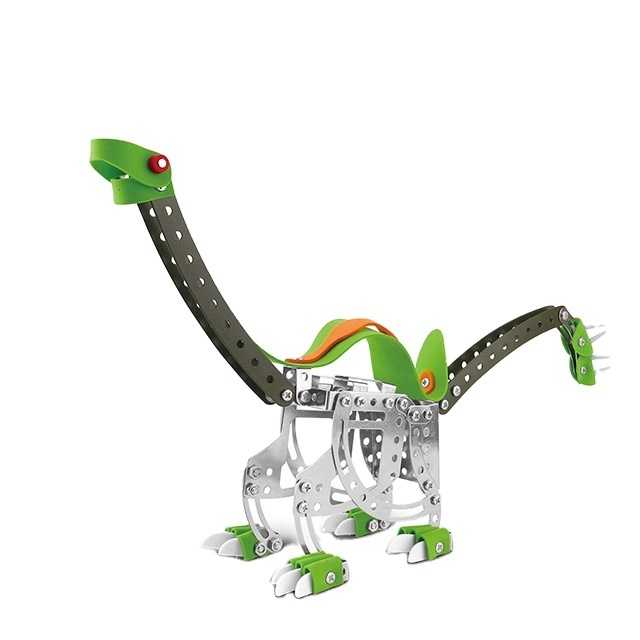 STEM Toys Educational Intelligence 3D Building Block  Assemble DIY Metal Puzzle Assembly Kit Dinosaur Shantou Toys