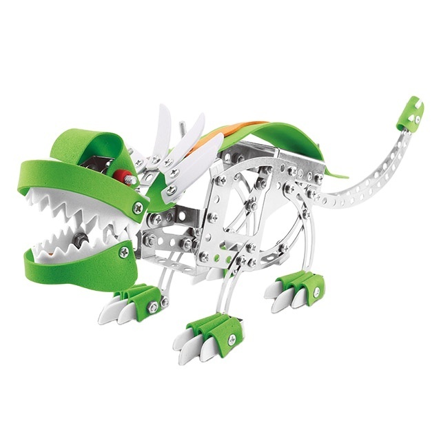 STEM Toys Educational Intelligence 3D Building Block  Assemble DIY Metal Puzzle Assembly Kit Dinosaur Shantou Toys