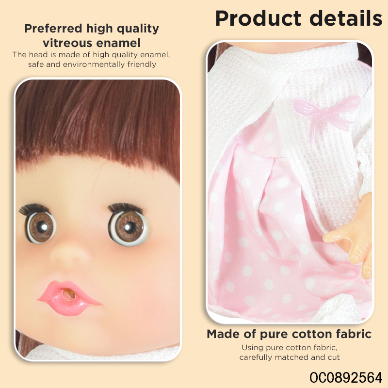 Wholesale 12 inch hot reborn baby girl doll silicone blinking eyes with care toy doll accessories