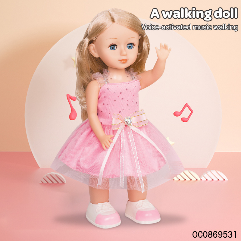 Voice controlled wholesale 14.5 inch simulation life size silicone baby blinking eyes doll for girls