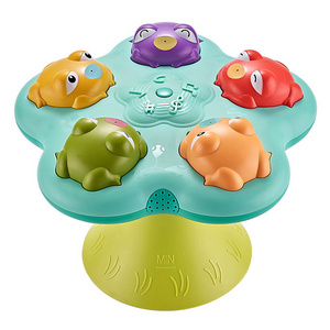 Battery operated animals baby bath bathroom toys spray water shower games gifts for kids with music light