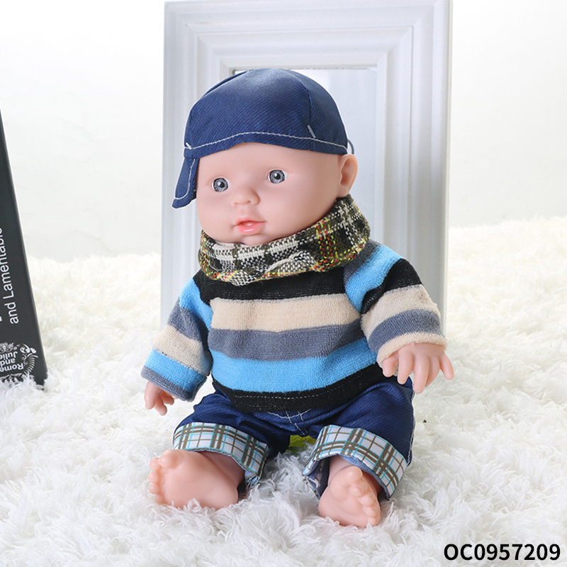 10 inch handsome life size reborn baby dolls big boy that look real with sound and accessories