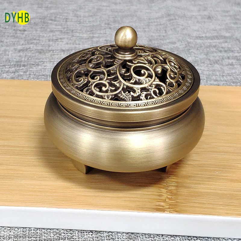 Wholesale Middle East Arabian indoor agalloch incense burner pure copper incense burner