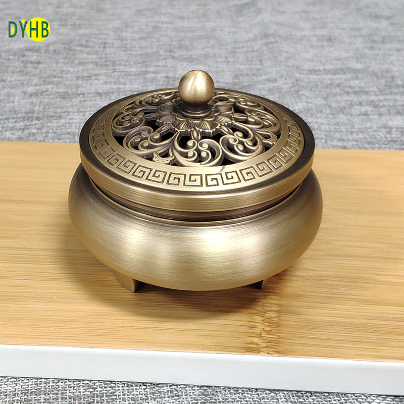 Wholesale Middle East Arabian indoor agalloch incense burner pure copper incense burner