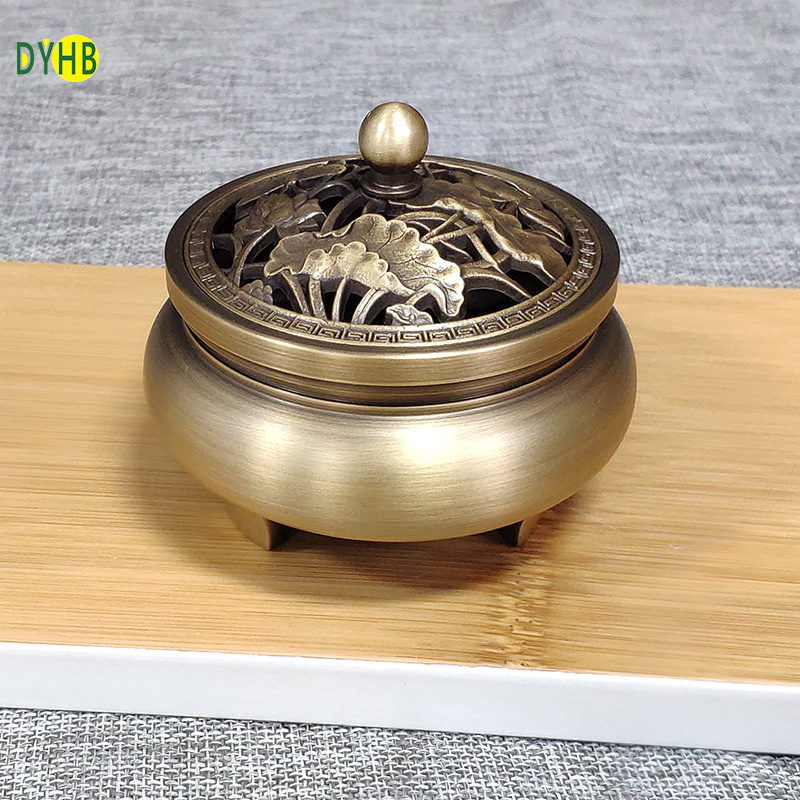 Wholesale Middle East Arabian indoor agalloch incense burner pure copper incense burner