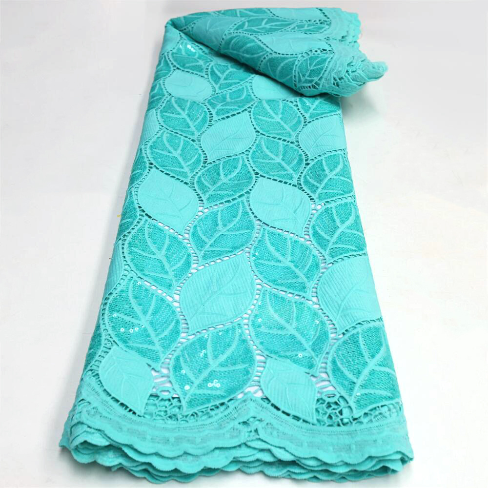 Popular plain Lace In Switzerland With Eyelet African Nigerian Lace Fabric High Quality French Cotton Lace Fabric