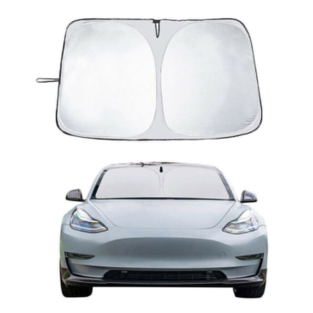 Car Windshield Sun Shade Covers Auto Front Window Sunscreen Parasol Coche for Tesla Model 3 Y