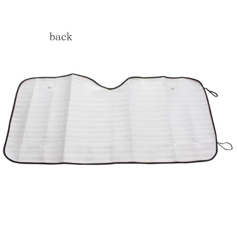 New Hot 1Pc Casual Foldable Universal Car Windshield Visor Automatic Car Cover Front Rear Block Window Sun Shade Free