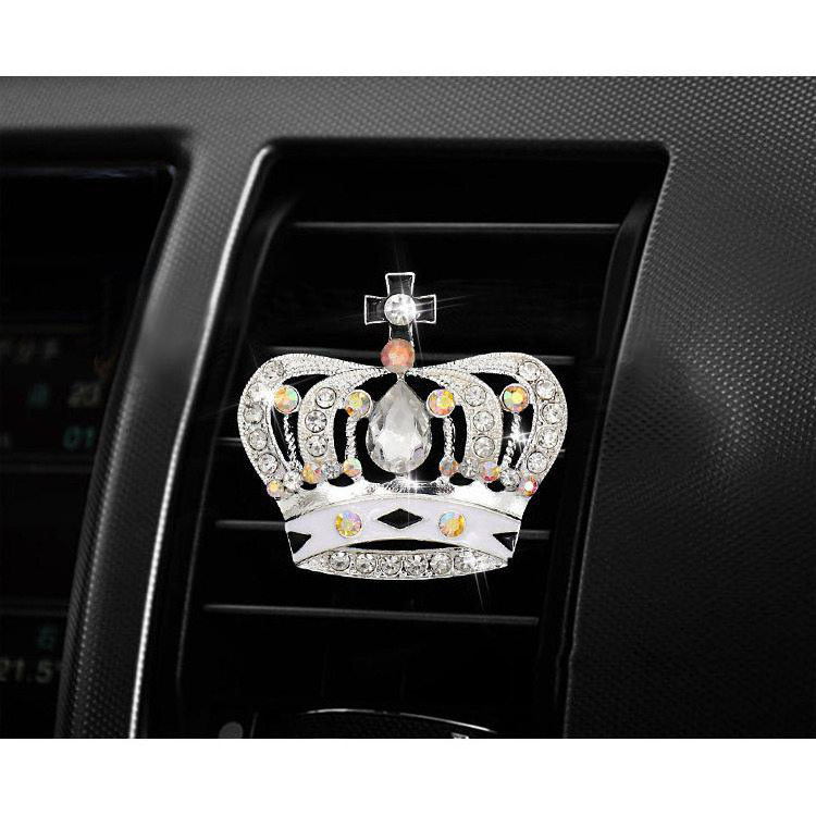 Car Air Conditioner Vent Clip Air Freshener Auto Interior bling Diamond Crown Decoration Car Aroma Diffuser