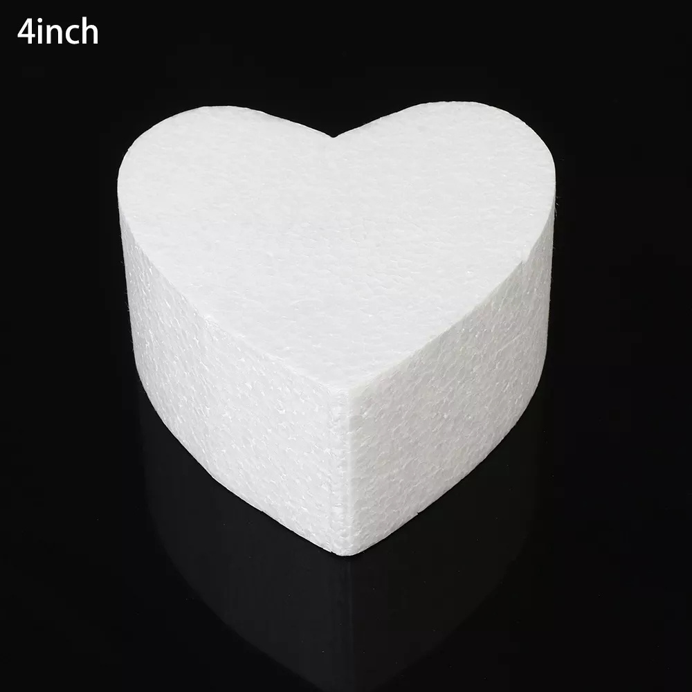 Heart Cake Molds Foam Mold Cake Sugar Craft Party Diy Pop Molds Dummy Modelling Polystyrene Styrofoam Practice Model Tool